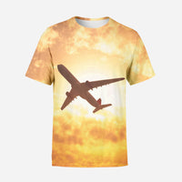Thumbnail for Plane Passing By Printed 3D T-Shirts