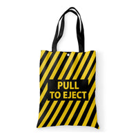 Thumbnail for Pull To Eject Designed Tote Bags