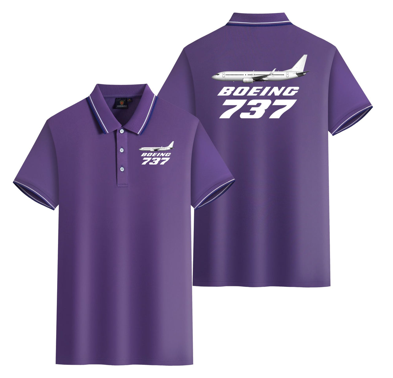 The Boeing 737 Designed Stylish Polo T-Shirts (Double-Side)