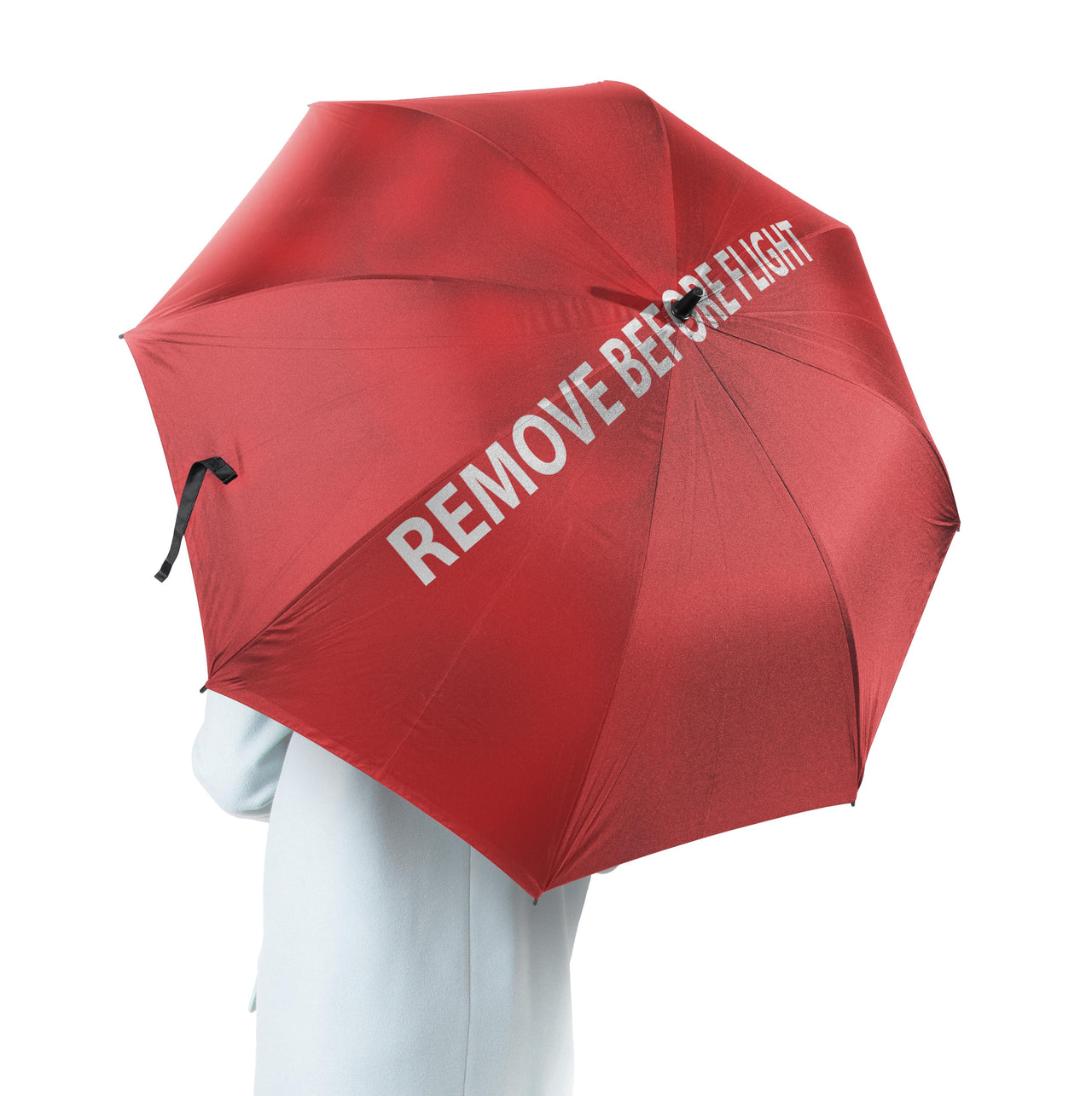REMOVE BEFORE FLIGHT Designed Umbrella