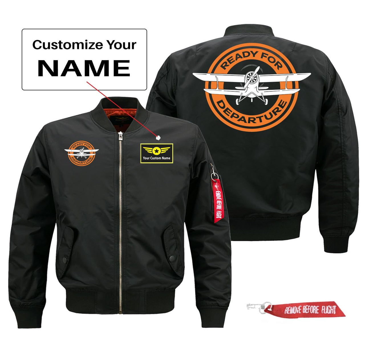 Ready for Departure Designed Pilot Jackets (Customizable)