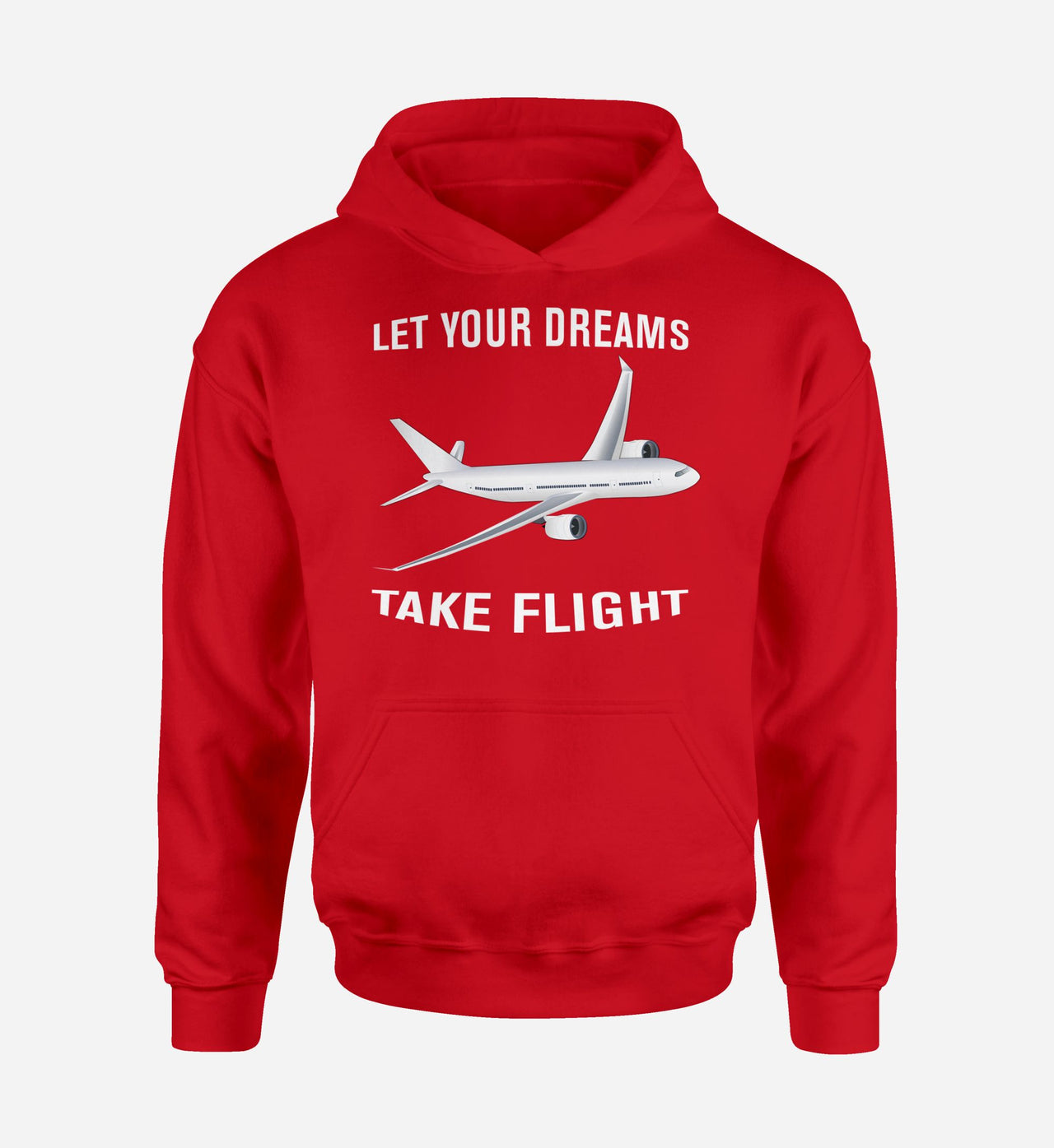 Let Your Dreams Take Flight Designed Hoodies