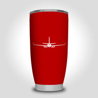 Thumbnail for Boeing 737-800NG Silhouette Designed Tumbler Travel Mugs