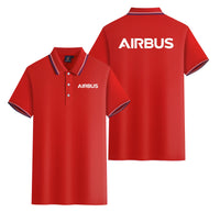 Thumbnail for Airbus & Text Designed Stylish Polo T-Shirts (Double-Side)