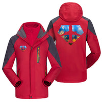 Thumbnail for Supermen of The Skies (Sunrise) Designed Thick Skiing Jackets