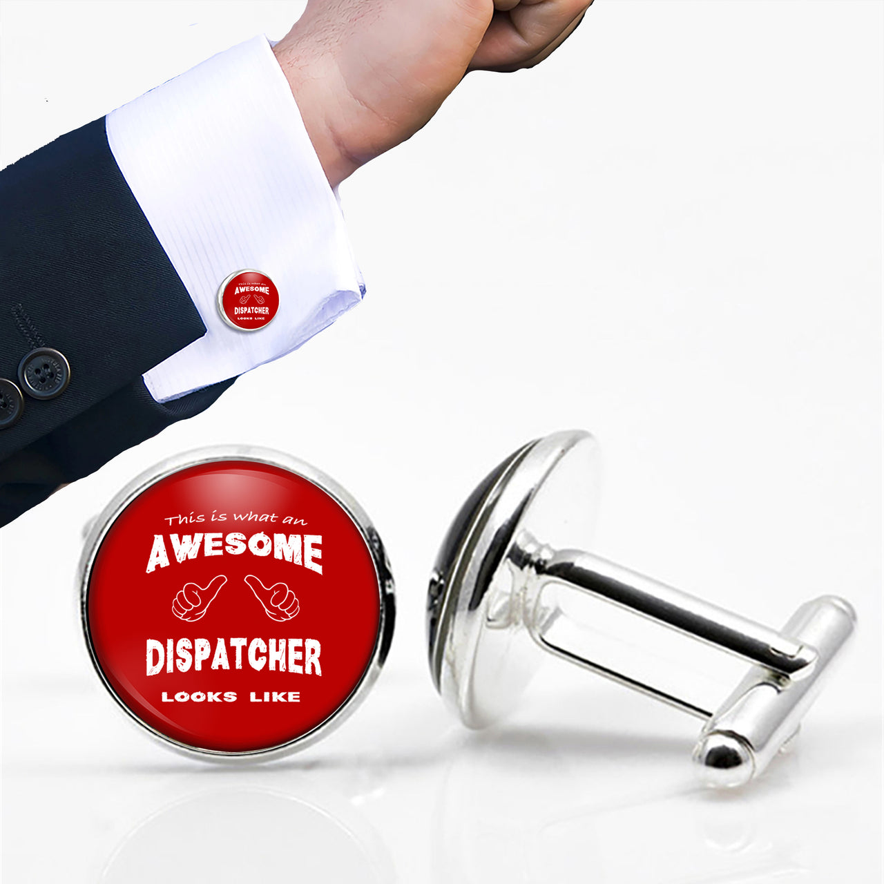 Dispatcher Designed Cuff Links