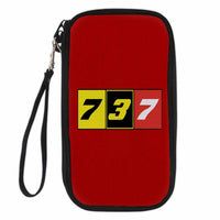 Thumbnail for Flat Colourful 737 Designed Travel Cases & Wallets