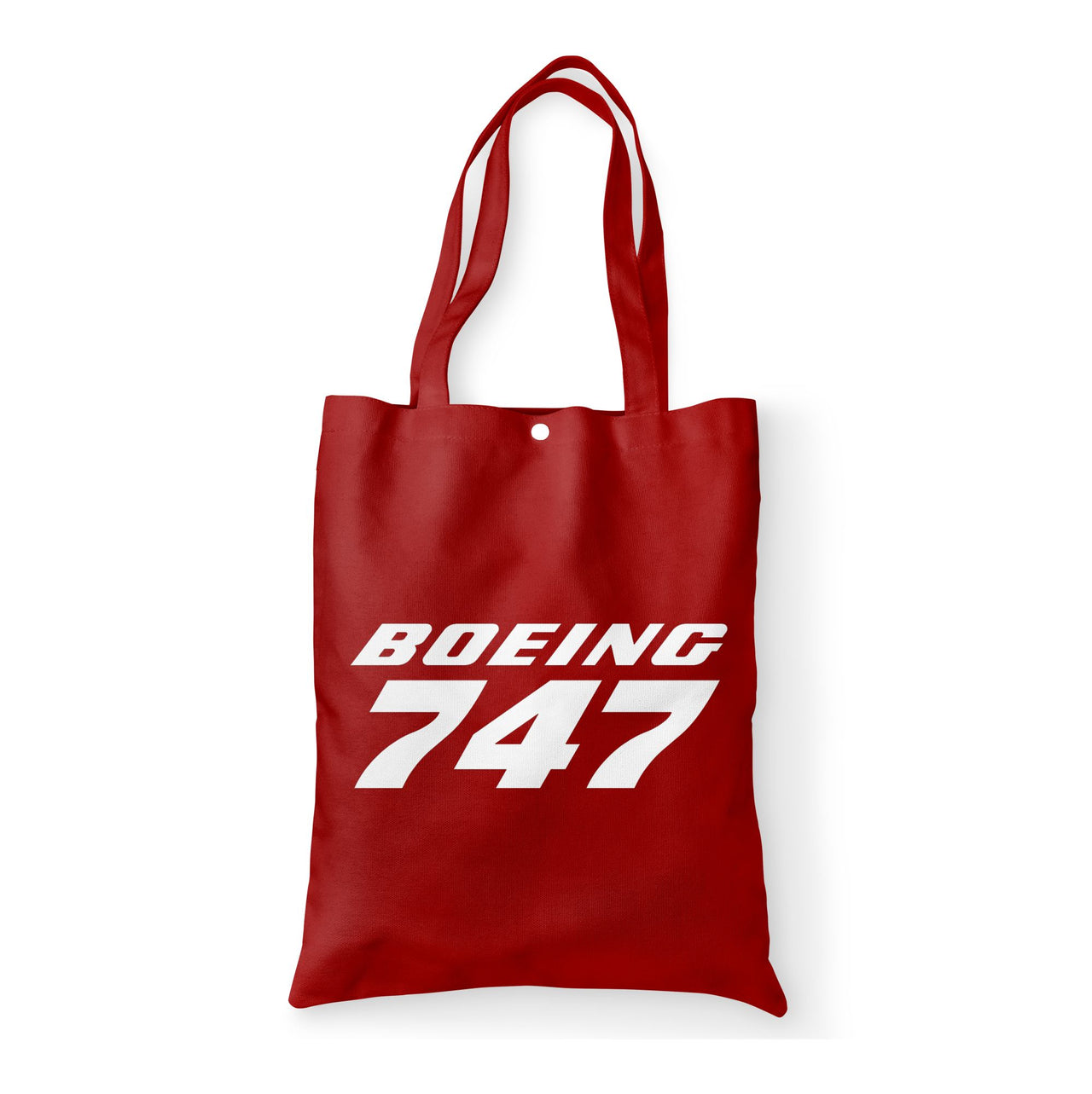 Boeing 747 & Text Designed Tote Bags