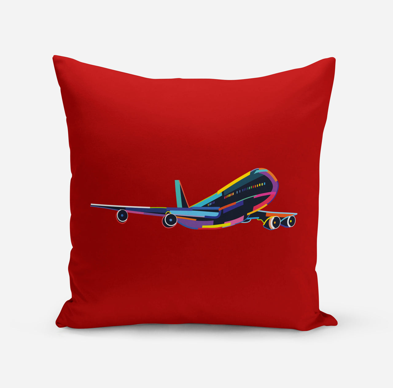 Multicolor Airplane Designed Pillows