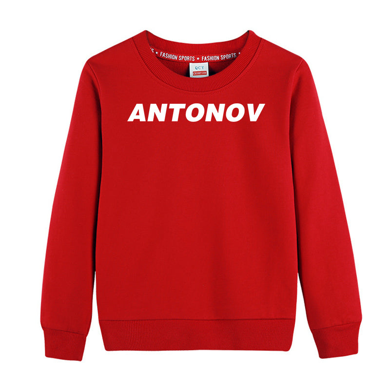 Antonov & Text Designed "CHILDREN" Sweatshirts