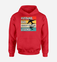 Thumbnail for Husband & Dad & Aircraft Mechanic & Legend Designed Hoodies