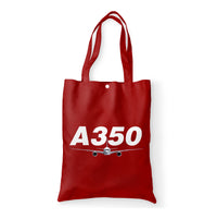 Thumbnail for Super Airbus A350 Designed Tote Bags