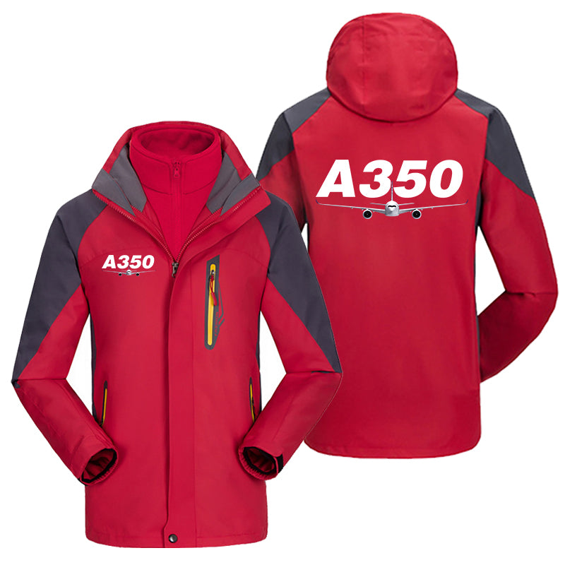 Super Airbus A350 Designed Thick Skiing Jackets