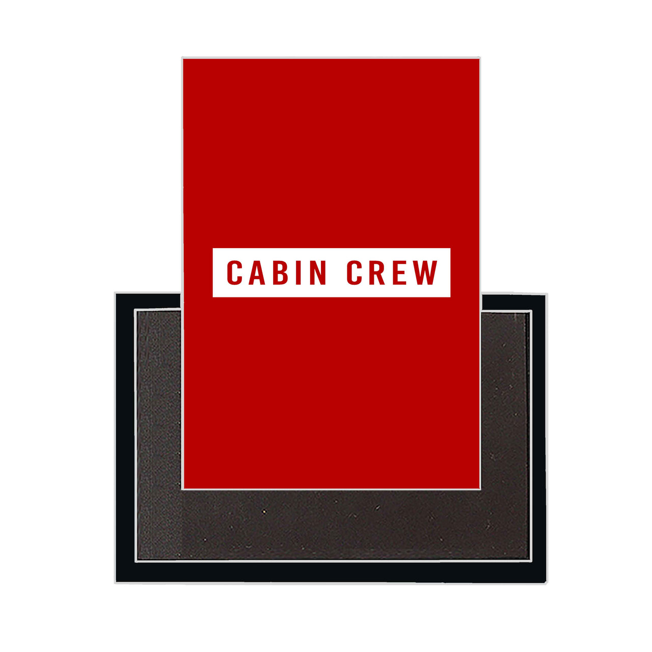 Cabin Crew Text Designed Magnets