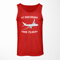 Thumbnail for Let Your Dreams Take Flight Designed Tank Tops