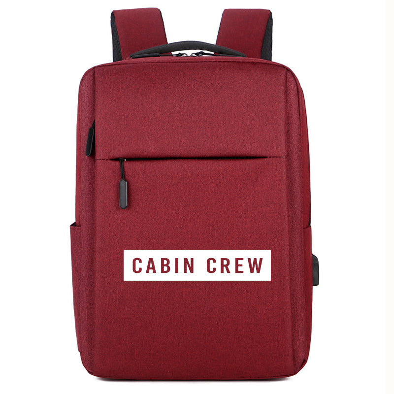 Cabin Crew Text Designed Super Travel Bags