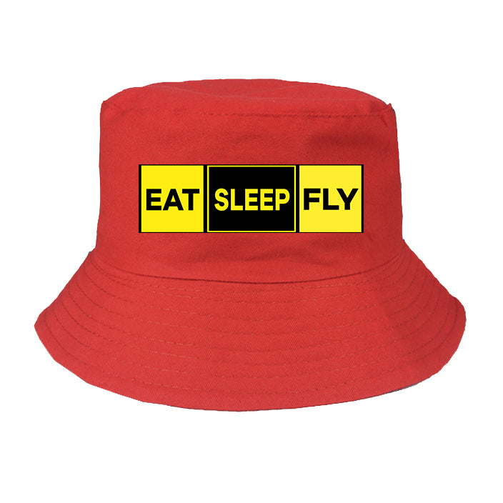 Eat Sleep Fly (Colourful) Designed Summer & Stylish Hats