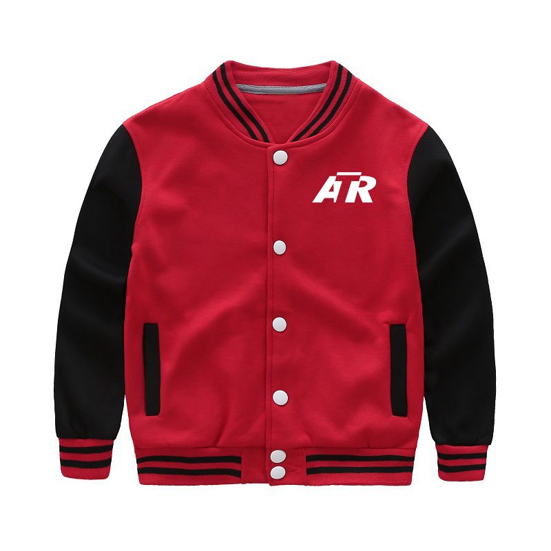 ATR & Text Designed "CHILDREN" Baseball Jackets