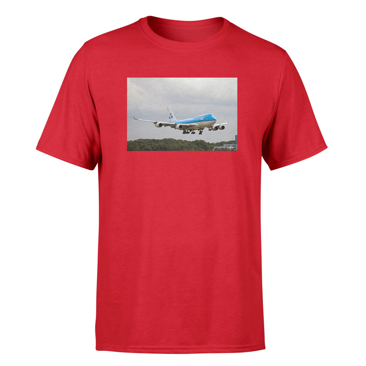Landing KLM's Boeing 747 Designed T-Shirts