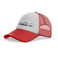 Thumbnail for The Airbus A340 Designed Trucker Caps & Hats