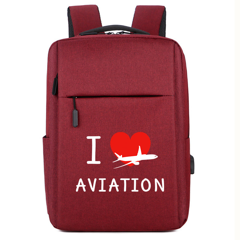 I Love Aviation Designed Super Travel Bags