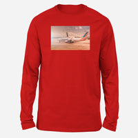 Thumbnail for American Airlines Boeing 767 Designed Long-Sleeve T-Shirts