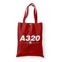 Thumbnail for Super Airbus A320 Designed Tote Bags