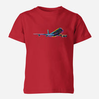 Thumbnail for Multicolor Airplane Designed Children T-Shirts