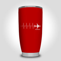 Thumbnail for Aviation Heartbeats Designed Tumbler Travel Mugs