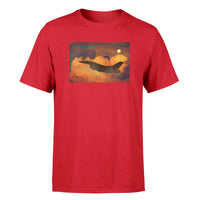 Thumbnail for Departing Fighting Falcon F16 Designed T-Shirts