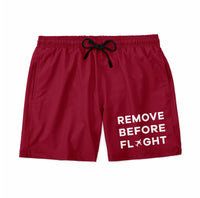 Thumbnail for Remove Before Flight Designed Swim Trunks & Shorts