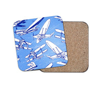 Thumbnail for Retro & Vintage Airplanes Designed Coasters