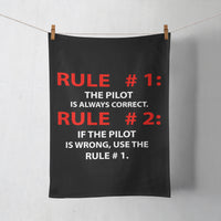 Thumbnail for Rule 1 - Pilot is Always Correct Designed Towels