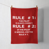 Thumbnail for Rule 1 - Pilot is Always Correct Designed Towels