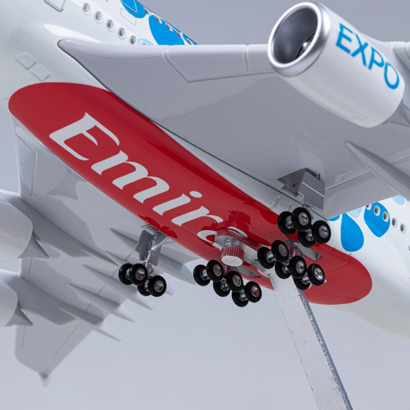 Emirates Expo 2020 Livery Airbus A380 Airplane Model (1/160 Scale)