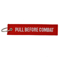 Thumbnail for Pull Before Combat Designed Key Chains