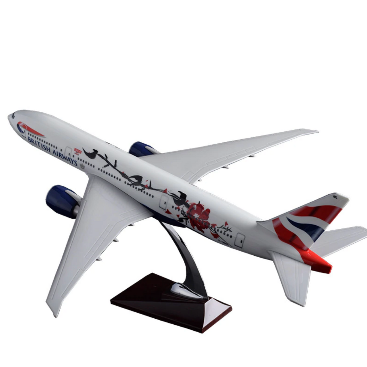 British Airways Boeing 777 Airplane Model (Special) (Handmade 47CM)