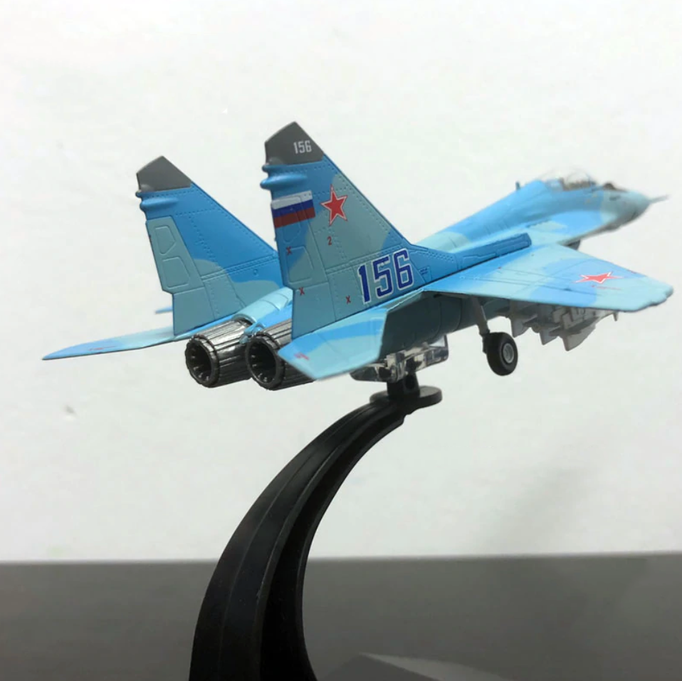 1/100 Scale Russian Mikoyan MiG-29 Fighter Airplane Models