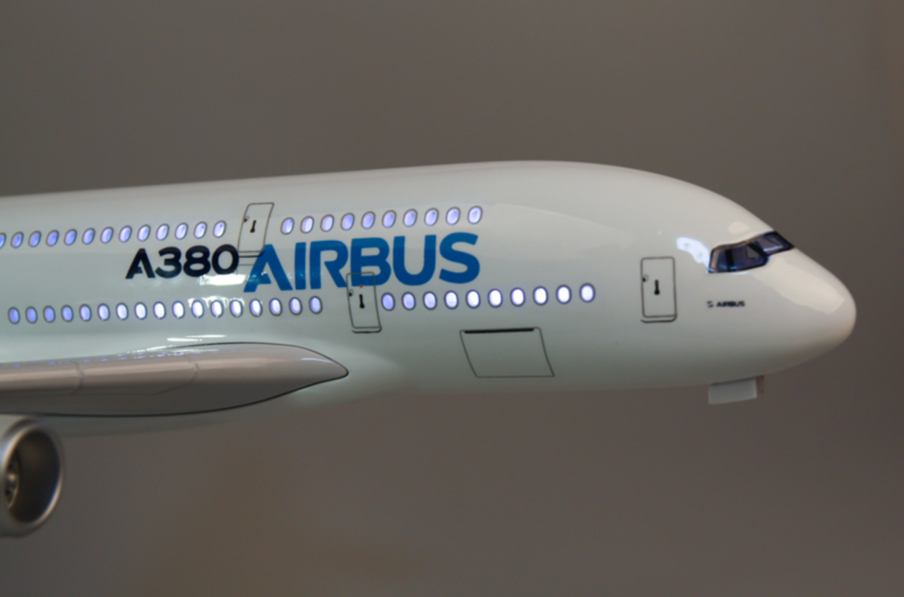 Original Airbus Livery A380 Airplane Model (1/160 Scale)