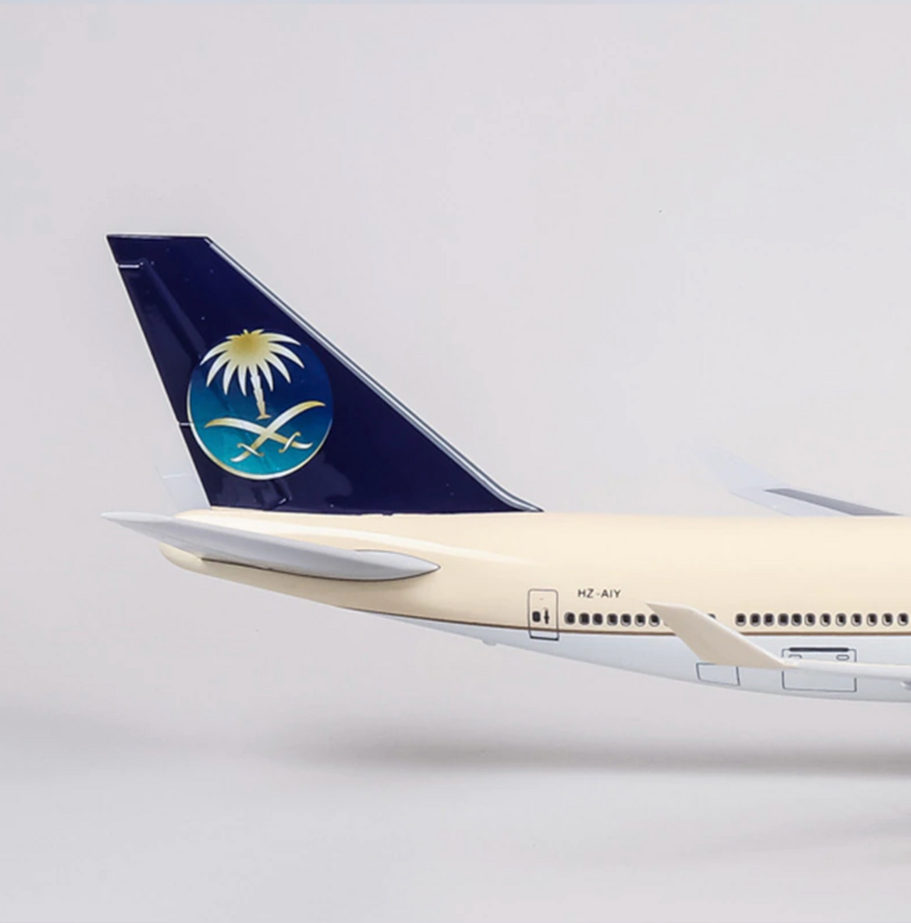 Saudi Arabia Boeing 747 Airplane Model (1/160 Scale - 47CM)