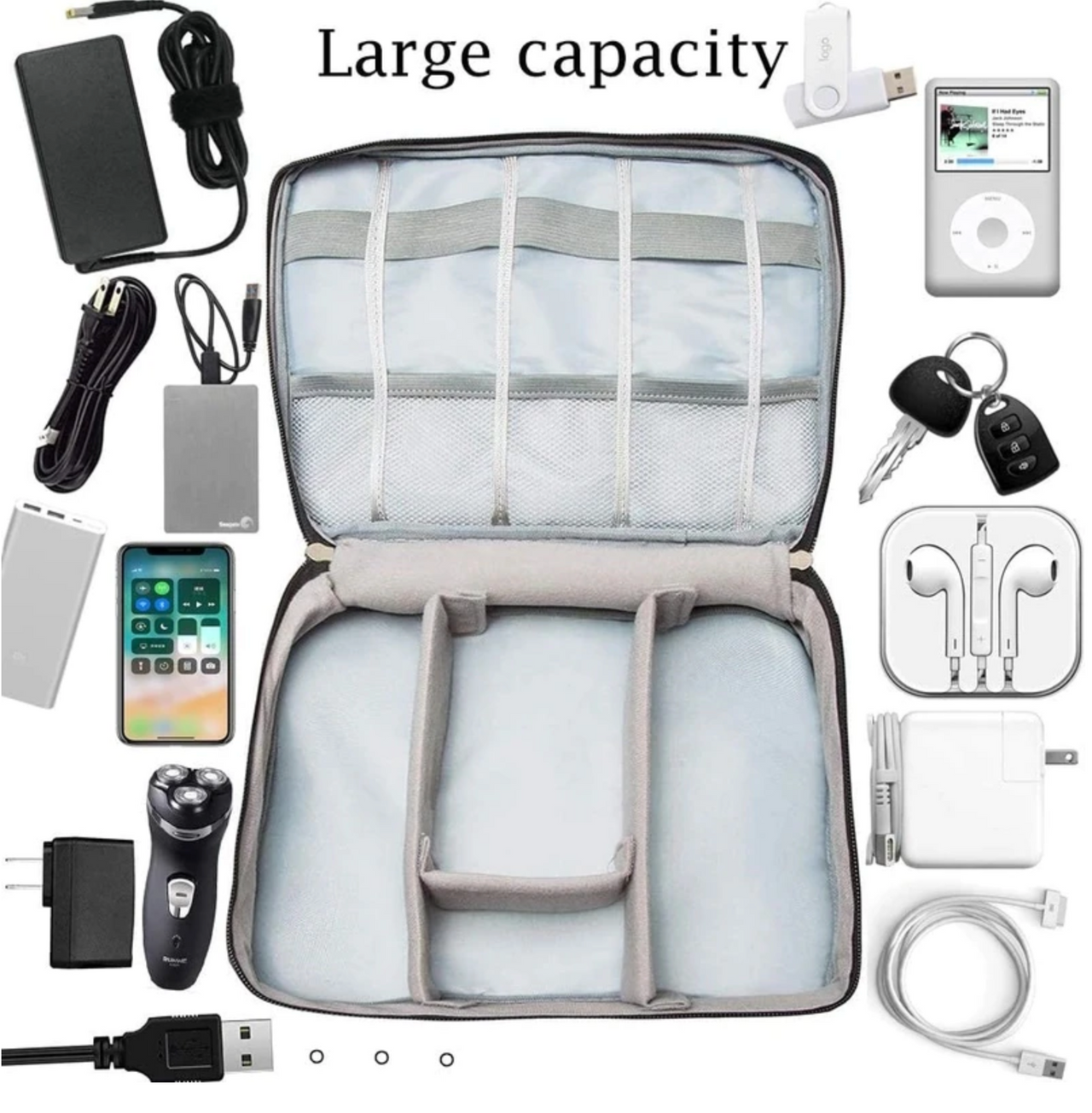 Electronic & Accessories & Cables Organizer & Storage Bags