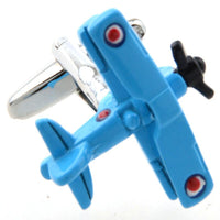 Thumbnail for Coloured Aircraft Shaped Cuff Links