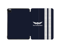 Thumbnail for Customizable Special Silver Pilot Epaulettes (4,3,2 Lines) iPad Cases