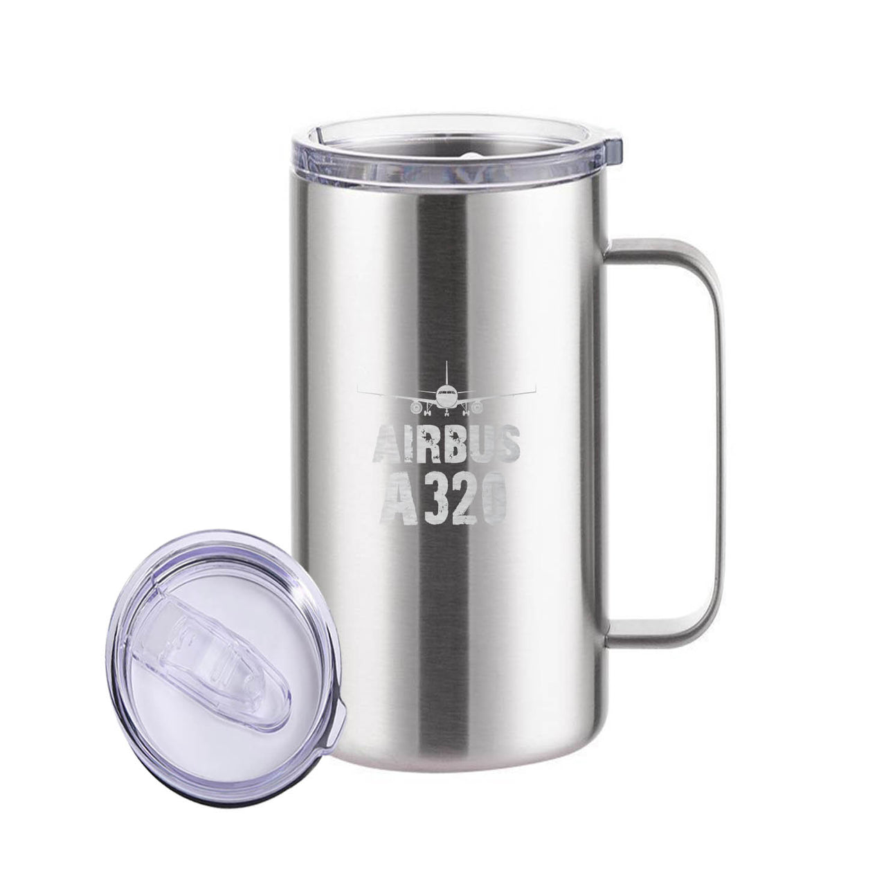 Airbus A320 & Plane Designed Stainless Steel Beer Mugs