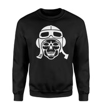 Thumbnail for Skeleton Pilot Silhouette Designed Sweatshirts