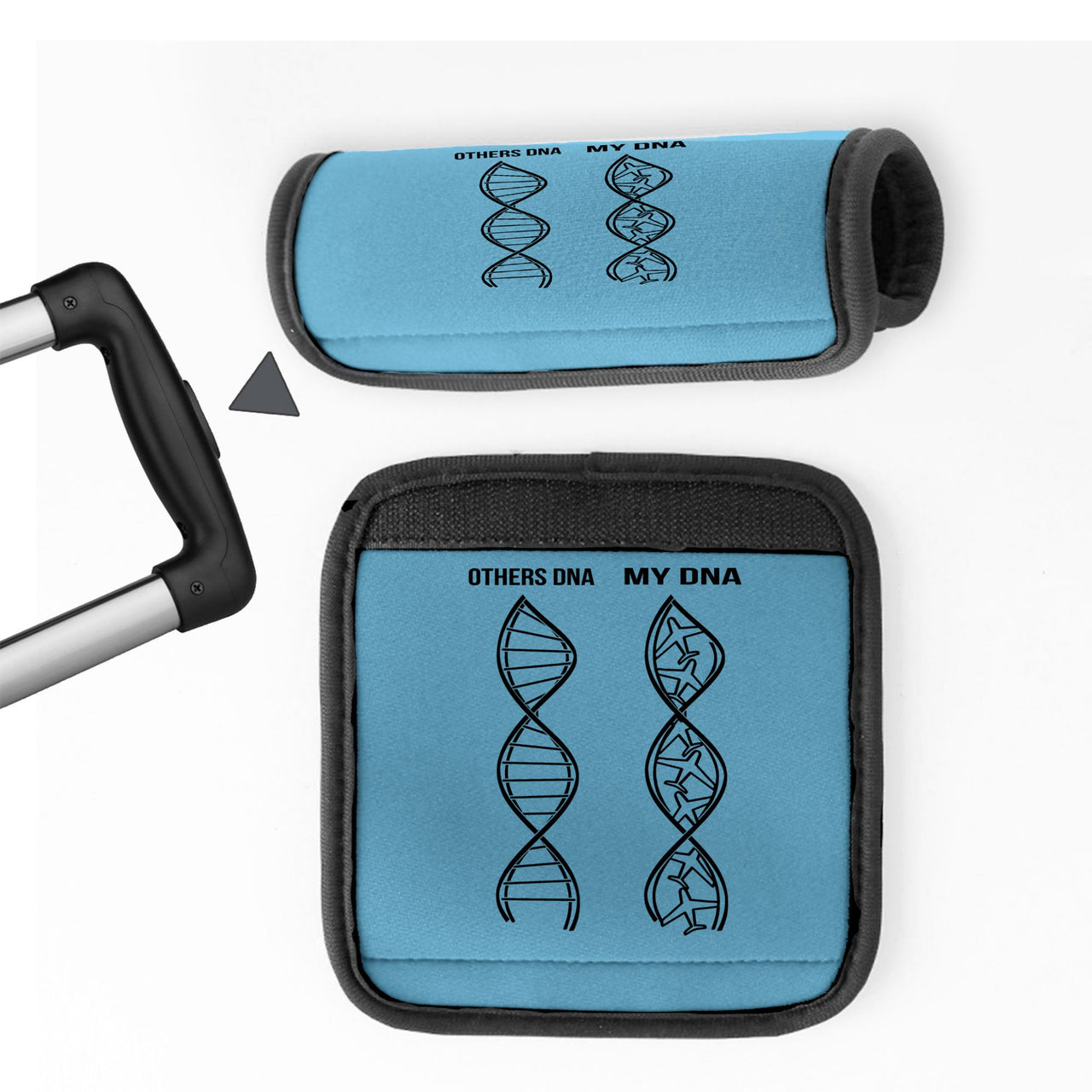 Aviation DNA Designed Neoprene Luggage Handle Covers