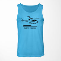 Thumbnail for Pilot In Progress (Helicopter) Designed Tank Tops