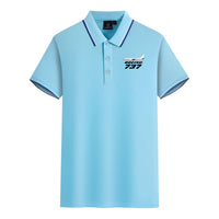 Thumbnail for The Boeing 737 Designed Stylish Polo T-Shirts