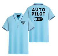 Thumbnail for Auto Pilot Off Designed Stylish Polo T-Shirts (Double-Side)