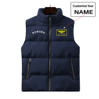 Thumbnail for Special BOEING Text Designed Puffy Vests